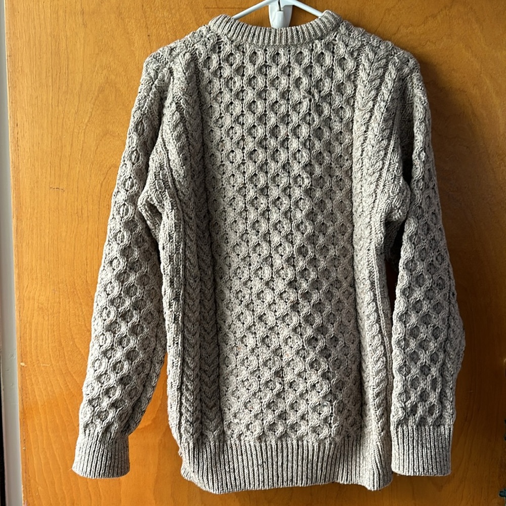 100% Virgin Wool Fisherman Sweater - Picture 8 of 9